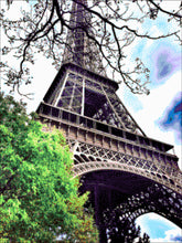 Lade das Bild in den Galerie-Viewer, Stickpackung mit Perlen "Paris"