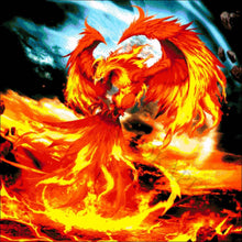 Lade das Bild in den Galerie-Viewer, Stickpackung mit Perlen "Phönix"