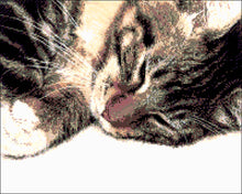 Lade das Bild in den Galerie-Viewer, Stickpackung mit Perlen "Schlafmütze"