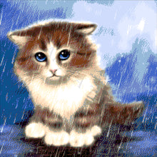 Lade das Bild in den Galerie-Viewer, Stickpackung mit Perlen "Schlechtwettertag"