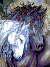 Lade das Bild in den Galerie-Viewer, Stickpackung mit Perlen "Tag und Nacht"