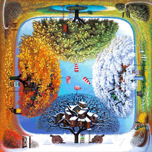 Lade das Bild in den Galerie-Viewer, Stickpackung mit Perlen "Vier Jahreszeiten"