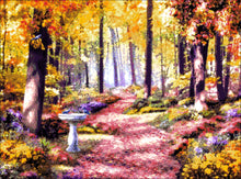 Lade das Bild in den Galerie-Viewer, Stickpackung mit Perlen "Waldlandschaft"
