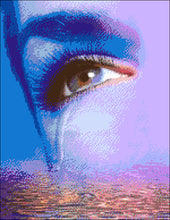 Lade das Bild in den Galerie-Viewer, Stickpackung mit Perlen "Weine nicht"