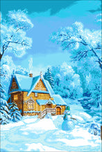 Lade das Bild in den Galerie-Viewer, Stickpackung mit Perlen "Winter"