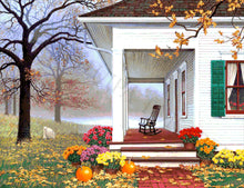 Lade das Bild in den Galerie-Viewer, Stickpackung mit Perlen "Herbststille"