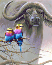 Lade das Bild in den Galerie-Viewer, Stickpackung mit Perlen "Beim Gespräch"