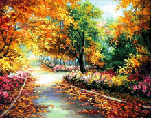 Lade das Bild in den Galerie-Viewer, Stickpackung mit Perlen "blühender Park"