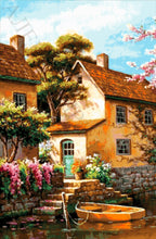 Lade das Bild in den Galerie-Viewer, Stickpackung mit Perlen "ruhige Heimat"