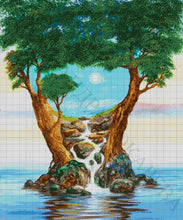 Lade das Bild in den Galerie-Viewer, Stickpackung mit Perlen "Baum des Lebens"