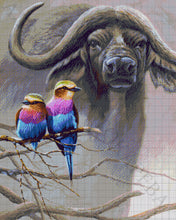 Lade das Bild in den Galerie-Viewer, Stickpackung mit Perlen "Beim Gespräch"