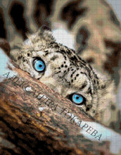 Lade das Bild in den Galerie-Viewer, Stickpackung mit Perlen "Blau Augen"