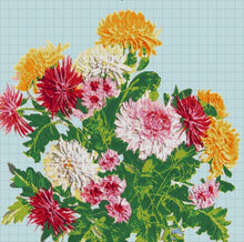 Lade das Bild in den Galerie-Viewer, Stickpackung mit Perlen "Chrysanthemen"