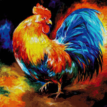 Lade das Bild in den Galerie-Viewer, Stickpackung mit Perlen "Feuerhahn"