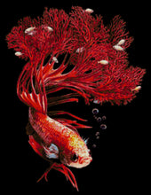 Lade das Bild in den Galerie-Viewer, Stickpackung mit Perlen "Flämmchen"