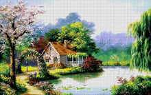 Lade das Bild in den Galerie-Viewer, Stickpackung mit Perlen "Frühlingsmärchen"