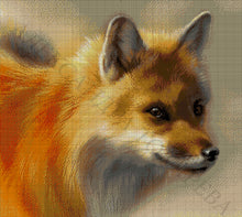 Lade das Bild in den Galerie-Viewer, Stickpackung mit Perlen "Fuchs"