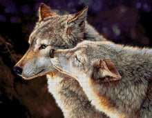 Lade das Bild in den Galerie-Viewer, Stickpackung mit Perlen "Geborgenheit"