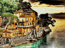 Lade das Bild in den Galerie-Viewer, Stickpackung mit Perlen "Geheimnisvolle Insel"