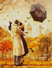 Lade das Bild in den Galerie-Viewer, Stickpackung mit Perlen "Herbstkuss"