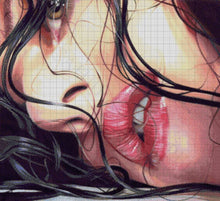 Lade das Bild in den Galerie-Viewer, Stickpackung mit Perlen "Ich kann ohne dich nicht leben"