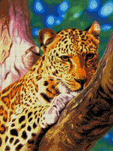Lade das Bild in den Galerie-Viewer, Stickpackung mit Perlen "Jaguar"