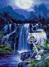 Lade das Bild in den Galerie-Viewer, Stickpackung mit Perlen "Mondnacht"