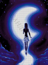 Lade das Bild in den Galerie-Viewer, Stickpackung mit Perlen "Mondlicht"