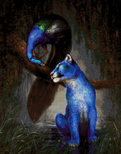 Lade das Bild in den Galerie-Viewer, Stickpackung mit Perlen "Night Talk"