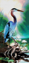 Lade das Bild in den Galerie-Viewer, Stickpackung mit Perlen "Reiher"