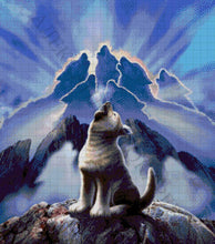 Lade das Bild in den Galerie-Viewer, Stickpackung mit Perlen "Der Schwarm"