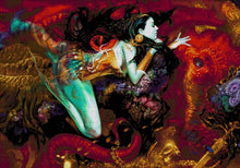 Lade das Bild in den Galerie-Viewer, Stickpackung mit Perlen "Sirene"