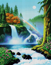 Lade das Bild in den Galerie-Viewer, Stickpackung mit Perlen "Sommertag im Wald"