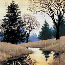 Lade das Bild in den Galerie-Viewer, Stickpackung mit Perlen "Sonnenuntergang"