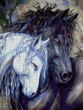 Lade das Bild in den Galerie-Viewer, Stickpackung mit Perlen "Tag und Nacht"