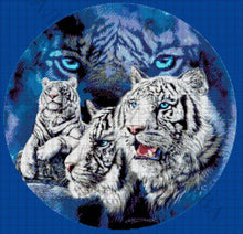 Lade das Bild in den Galerie-Viewer, Stickpackung mit Perlen "Tiger"
