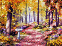 Lade das Bild in den Galerie-Viewer, Stickpackung mit Perlen "Waldlandschaft"