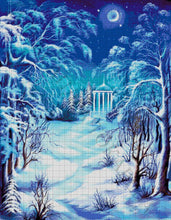 Lade das Bild in den Galerie-Viewer, Stickpackung mit Perlen "Winterabend"