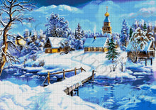 Lade das Bild in den Galerie-Viewer, Stickpackung mit Perlen "Wintermärchen"