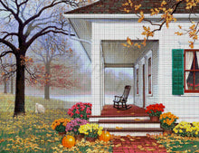 Lade das Bild in den Galerie-Viewer, Stickpackung mit Perlen "Herbststille"