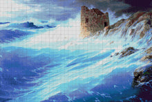 Lade das Bild in den Galerie-Viewer, Stickpackung mit Perlen "alter Leuchtturm"