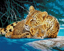 Lade das Bild in den Galerie-Viewer, Stickpackung mit Perlen "fürsorgliche Mama"