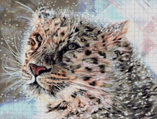 Lade das Bild in den Galerie-Viewer, Stickpackung mit Perlen "im Schneesturm"