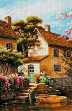 Lade das Bild in den Galerie-Viewer, Stickpackung mit Perlen "ruhige Heimat"