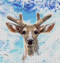 Lade das Bild in den Galerie-Viewer, Stickpackung mit Perlen "junger Hirsche"