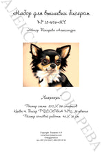 Lade das Bild in den Galerie-Viewer, Stickpackung mit Perlen "Chihuahua"