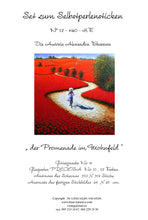 Lade das Bild in den Galerie-Viewer, Stickpackung mit Perlen "Promenade im Mohnfeld"