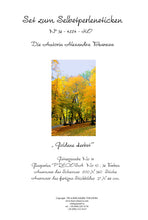Lade das Bild in den Galerie-Viewer, Stickpackung mit Perlen "Der goldene Herbst"