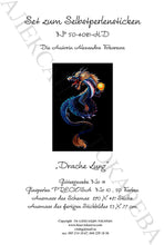 Lade das Bild in den Galerie-Viewer, Stickpackung mit Perlen "Drache Lung"
