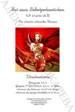 Lade das Bild in den Galerie-Viewer, Stickpackung mit Perlen "Drachenherrin"